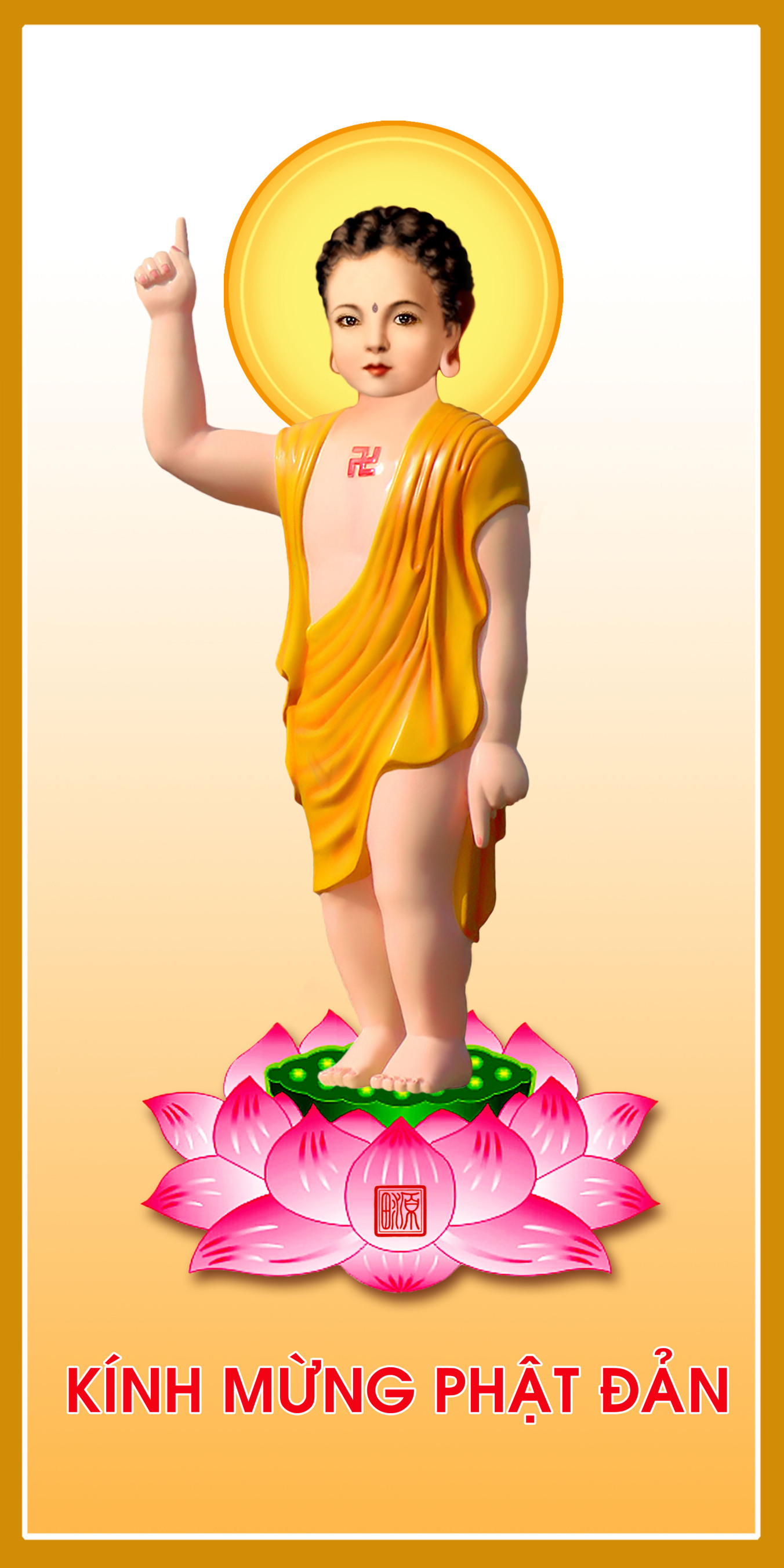 Tranh Phật Đản Sanh (2886)